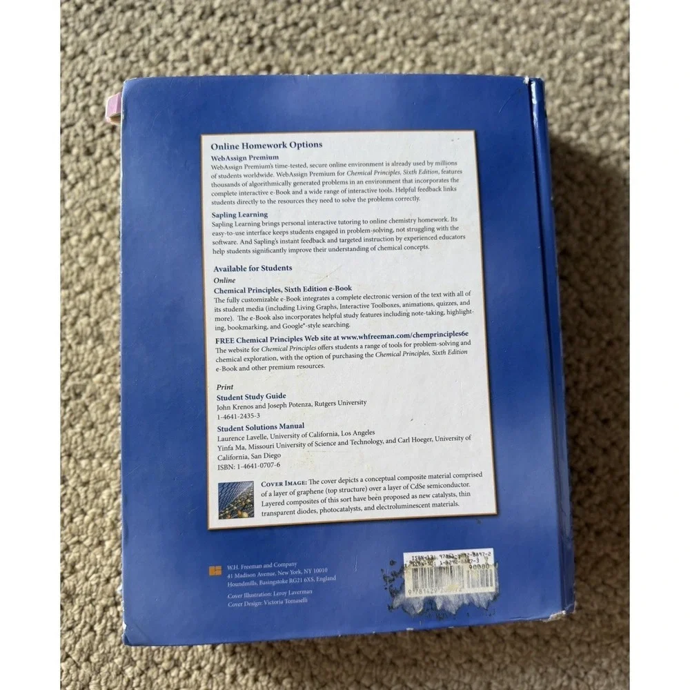 Chemical Principles by Loretta Jones, Peter Atkins and Leroy Laverman (2012)